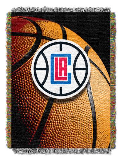Clippers OFFICIAL National Basketball Association, 'Photo Real' 48'x 60' Woven Tapestry Throw  by The Northwest Company