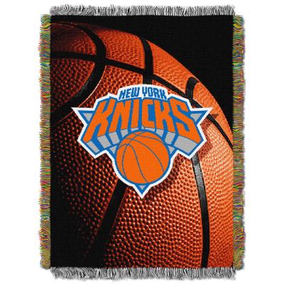 Knicks OFFICIAL National Basketball Association, 'Photo Real' 48'x 60' Woven Tapestry Throw  by The Northwest Company