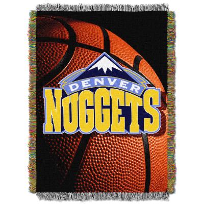 Nuggets OFFICIAL National Basketball Association, 'Photo Real' 48'x 60' Woven Tapestry Throw  by The Northwest Company