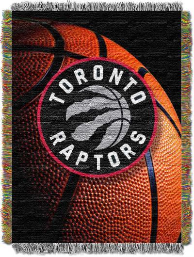 Raptors OFFICIAL National Basketball Association, 'Photo Real' 48'x 60' Woven Tapestry Throw  by The Northwest Company
