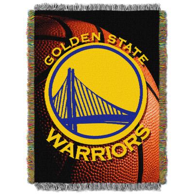 Warriors OFFICIAL National Basketball Association, 'Photo Real' 48'x 60' Woven Tapestry Throw  by The Northwest Company