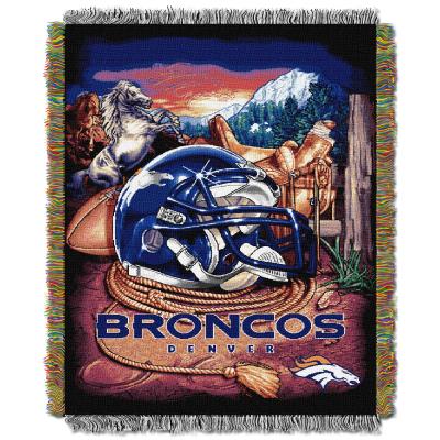 Broncos OFFICIAL National Football League, 'Home Field Advantage' 48'x 60' Woven Tapestry Throw  by The Northwest Company
