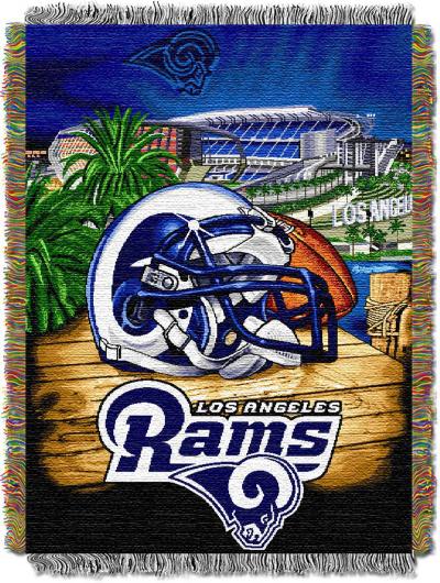 Rams OFFICIAL National Football League, 'Home Field Advantage' 48'x 60' Woven Tapestry Throw  by The Northwest Company