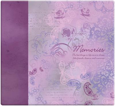 MBI Inspirations Post Bound Album 12''X12''-Memories - Purple
