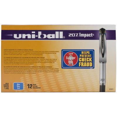 Uni-Ball Impact Bold Point Gel Pen Open Stock-Blue - Case Pack of 12