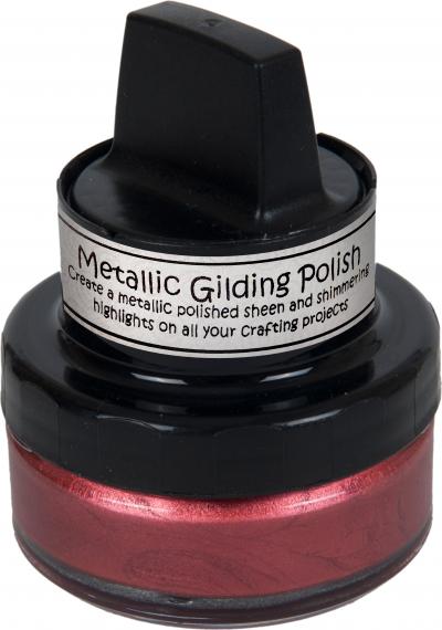 Cosmic Shimmer Metallic Gilding Polish-Tangy Tangerine