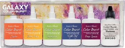 Ken Oliver Color Burst Powder 6/Pkg-Galaxy