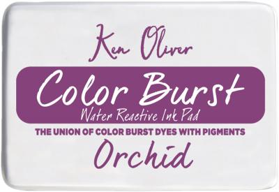 Ken Oliver Color Burst 3.75'X2.5' Stamp Pad-Orchid