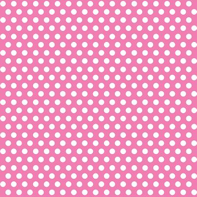 Decorative Dots Gift Wrap 30'X5 Roll-Hot Pink