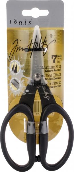 Tim Holtz Non-Stick Titanium Micro Serrated Scissors 7'-