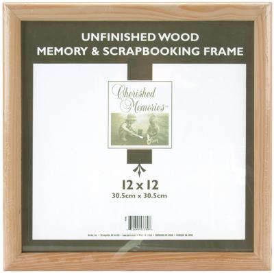 Darice Wooden Memory Frame-12'X12' Unfinished