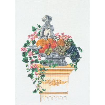 Thea Gouverneur Counted Cross Stitch Kit 17''X23.5''-Cherubs On Aida (16 Count)
