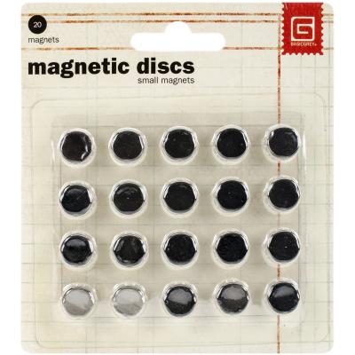 Magnetic Discs .375'' 20/Pkg-1/32'' Thick
