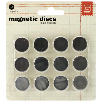 Magnetic Discs .625'' 12/Pkg-1/32'' Thick