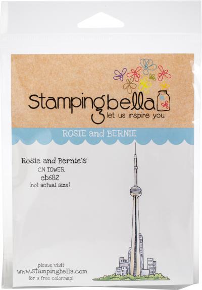 Stamping Bella Cling Stamps-Rosie & Bernies CN Tower