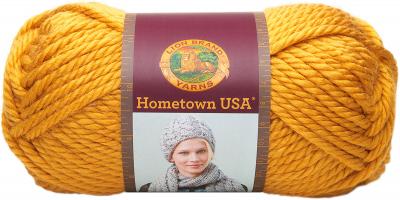 Lion Brand Hometown USA Yarn-Madison Mustard