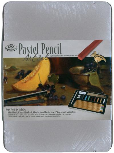 Pastel Pencil Art Set W/Tin-
