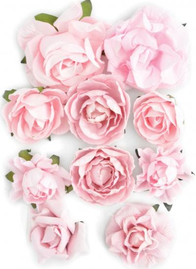 Paper Blooms 1' - 1.5' 10/Pkg-Fairy Floss