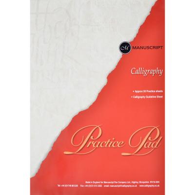 Manuscript Calligraphy Practice Pad 50 Sheets-11.5'X8.5'