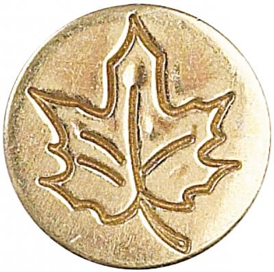 Decorative Sealing Coin .75'-Leaf