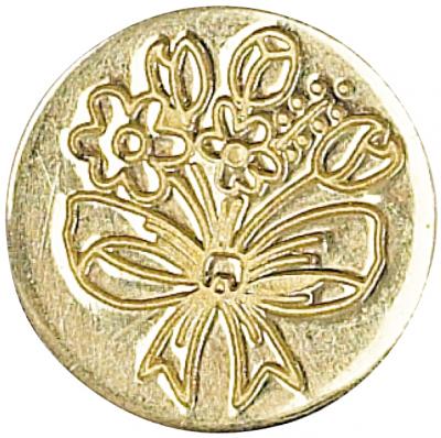 Decorative Sealing Coin .75'-Spring Flowers