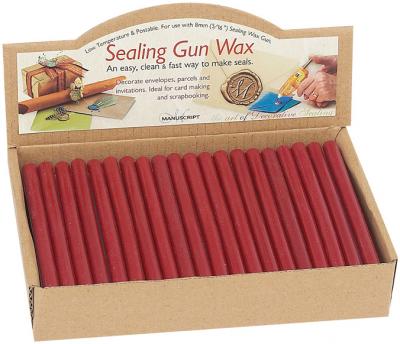 Sealing Gun Wax Stick (Bulk)-Red - Case Pack of 72
