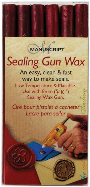 Sealing Gun Wax Sticks 6/Pkg-Pink