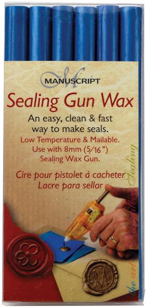 Sealing Gun Wax Sticks 6/Pkg-Turquoise