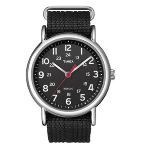 Timex Weekender® Slip-Thru Watch - Black
