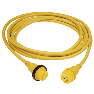 Marinco 30A 25 Molded Cordset - 125V - Yellow