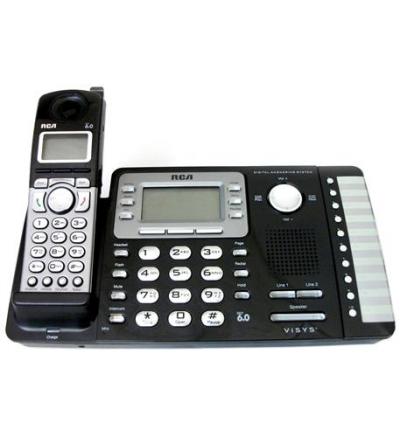 RCA 2-Line Dect 6.0 Cordless, Exp, ITAD