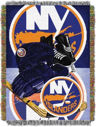 Islanders OFFICIAL National Hockey League, 'Home Ice Advantage' 48'x 60' Woven Tapestry Throw  by The Northwest Company