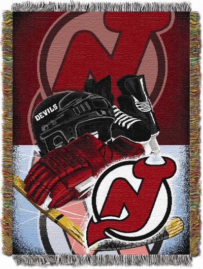 Devils OFFICIAL National Hockey League, 'Home Ice Advantage' 48'x 60' Woven Tapestry Throw  by The Northwest Company
