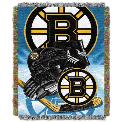 Bruins OFFICIAL National Hockey League, 'Home Ice Advantage' 48'x 60' Woven Tapestry Throw  by The Northwest Company