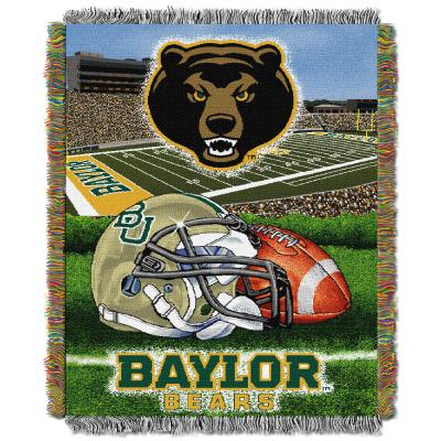 Baylor OFFICIAL Collegiate 'Home Field Advantage' Woven Tapestry Throw