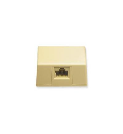 SURFACE MOUNT JACK 8P8C IVORY