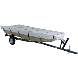 Dallas Manufacturing Co. 300D Jon Boat Cover - Model C - Fits 16 w/Beam Width to 75'