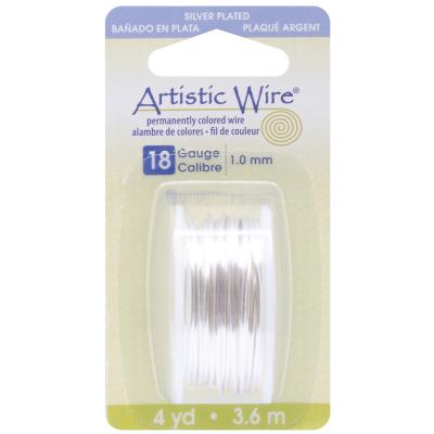 Artistic Wire-Silver - 18 Gauge, 4yd