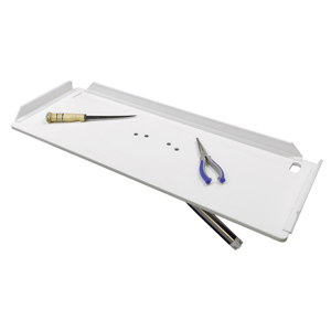 TACO 32' Poly Filet Table w/Adjustable Gunnel Mount - White