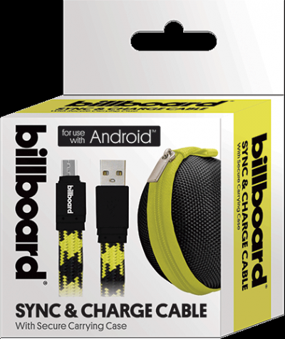 6' Micro USB Sync & Charge Cable Yellow