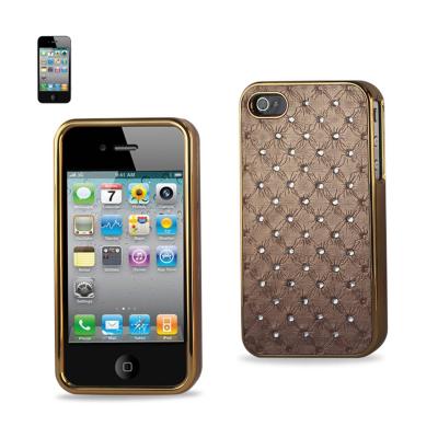 REIKO IPHONE 4G JEWELRY DIAMOND STUDS CASE IN BEIGE