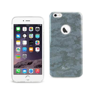 REIKO IPHONE 6 PLUS/ 6S PLUS SHINE GLITTER SHIMMER CAMOUFLAGE HYBRID CASE IN BLUE