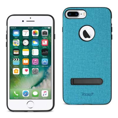 Reiko iPhone 8 Plus/ 7 Plus Rugged Texture TPU Protective Cover In Blue