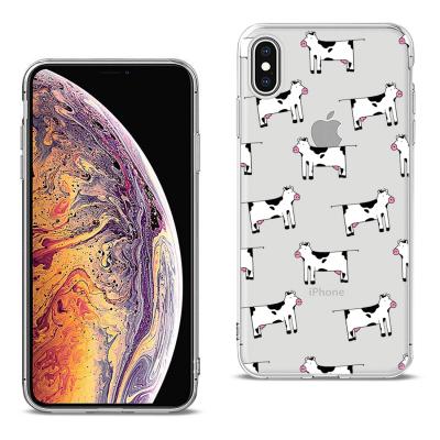 Reiko Apple iPhone XS MAX Design Air Cushion Case With Cow  Design