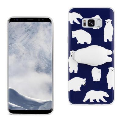 Reiko Samsung Galaxy S8 EDGE/S8 Plus TPU Design Case With 3D Soft Silicone Poke Squishy Polar Bear