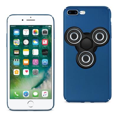 Reiko iPhone 8 Plus/ 7 Plus Case With Fidget Spinner Clip On In Navy