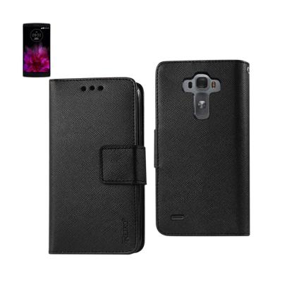 REIKO LG G FLEX 2 3-IN-1 WALLET CASE IN BLACK