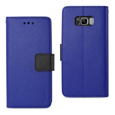 REIKO SAMSUNG GALAXY S8 EDGE/ S8 PLUS 3-IN-1 WALLET CASE IN NAVY
