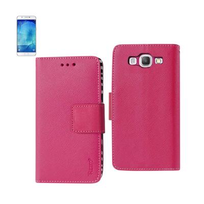 Reiko Samsung Galaxy A8(2016) 3-In-1 Wallet Case In Pink