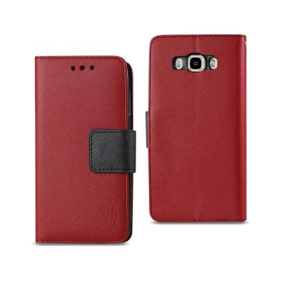 REIKO SAMSUNG GALAXY J7 (2016) 3-IN-1 WALLET CASE IN RED